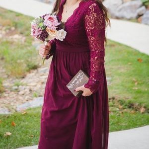 Lulus Awaken My Love Bridesmaid Dress Open Back